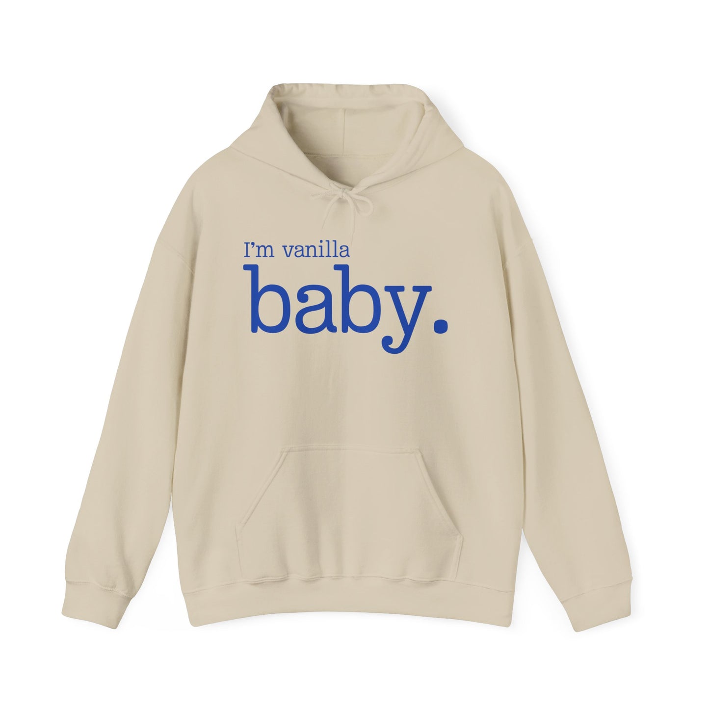 Vanilla Baby Hooded Sweatshirt - Unisex, Cozy Pullover, Warm Jumper, Comfy Top, Gender Neutral, Vanilla Lovers Gift