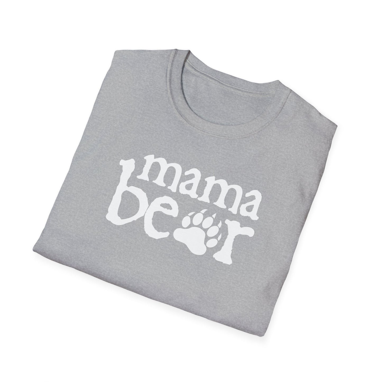 Womens Mama Bear T-Shirt Cute Funny Best Mom of Boys Girls Cool Mother Tee