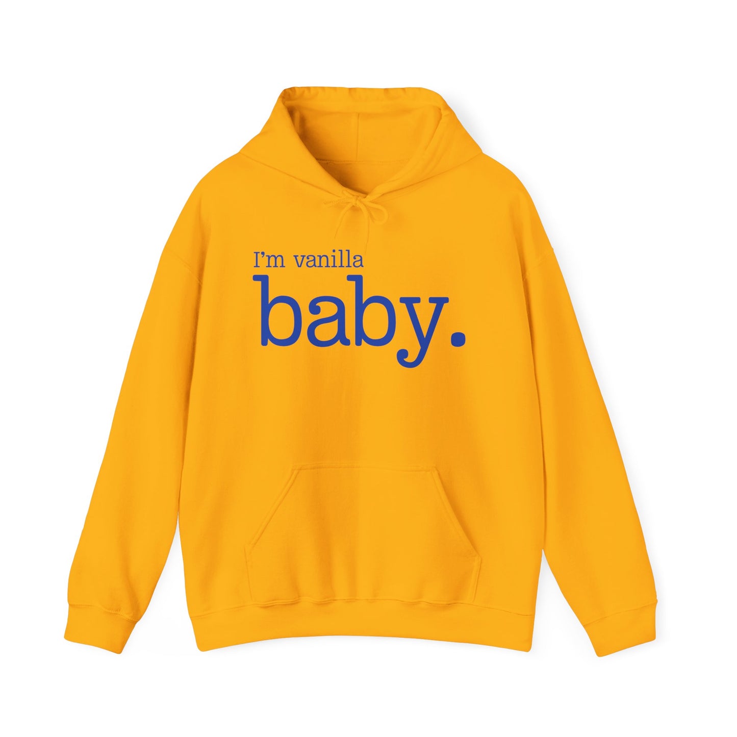 Vanilla Baby Hooded Sweatshirt - Unisex, Cozy Pullover, Warm Jumper, Comfy Top, Gender Neutral, Vanilla Lovers Gift