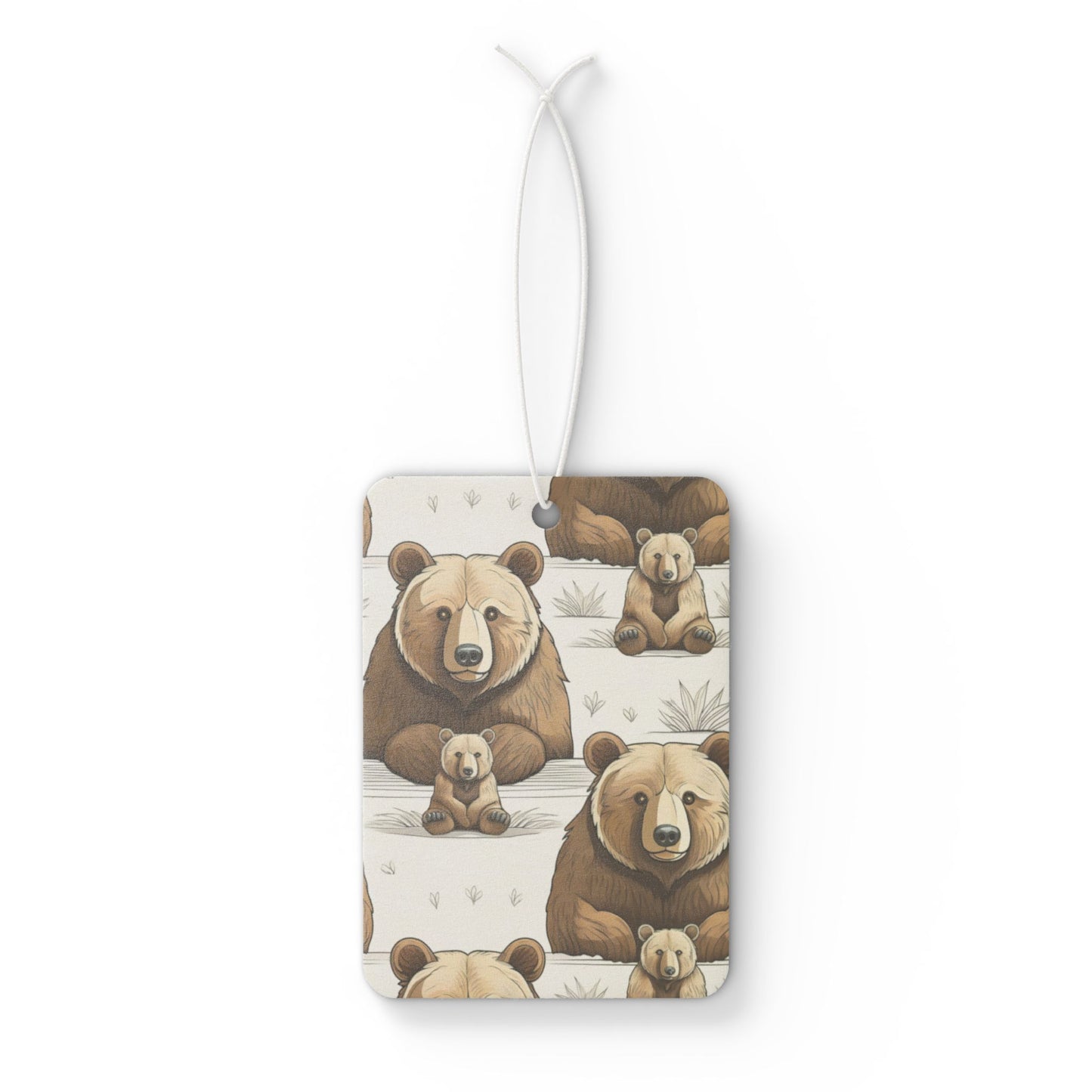 Mama Bear and Cubs Car Air Freshener - Fun and Cute Scented Car Decoration, Perfect Gift for Moms, Mother's Day Present, Car