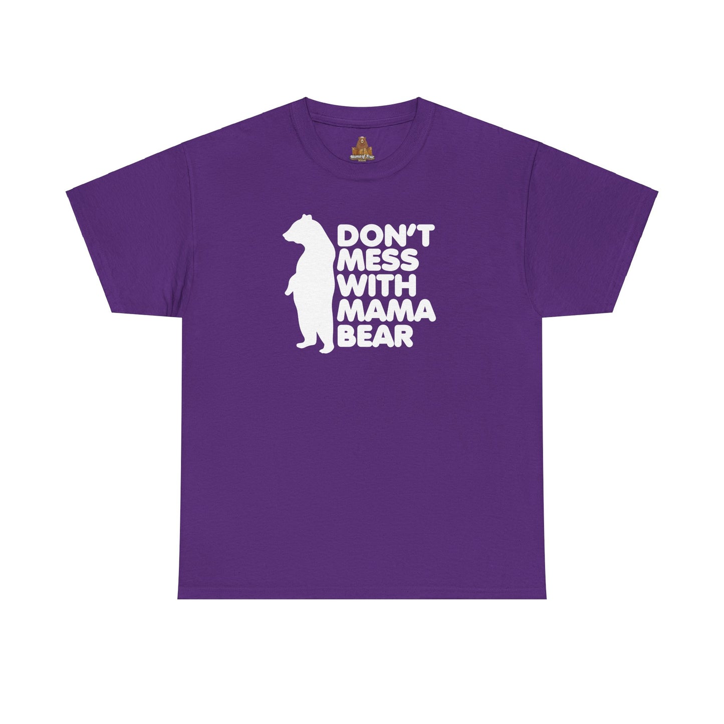 Don't Mess with Mama Bear Unisex Tee, Mom Life Shirt, Mother's Day Present, Funny Parenting T-shirt, Bear Family Shirt