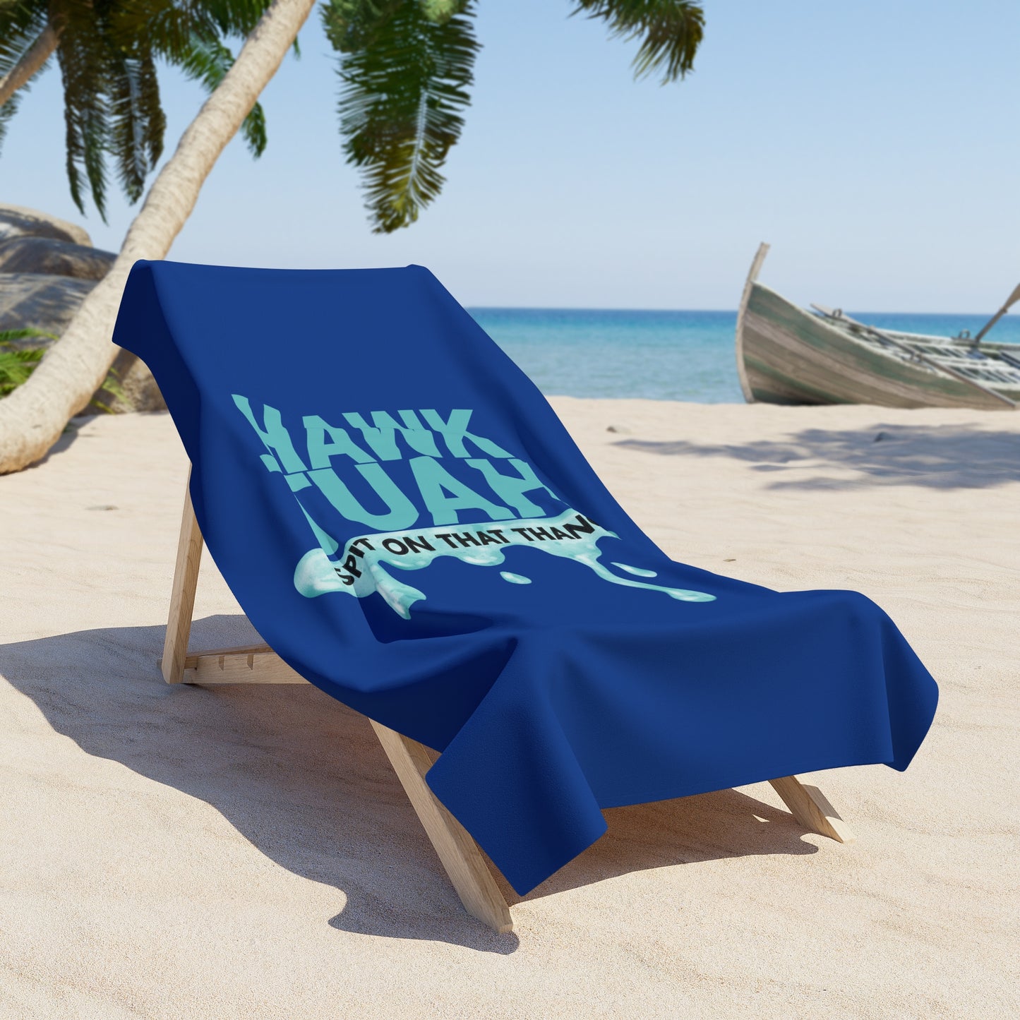 Hawk Tuah - Beach Towel - Available in 2 Sizes