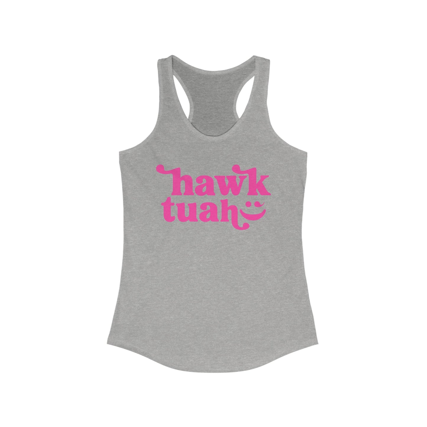 HAWK TUAH - Hawk Tuah Shirt, TikTok Viral, Racerback Tang Tank
