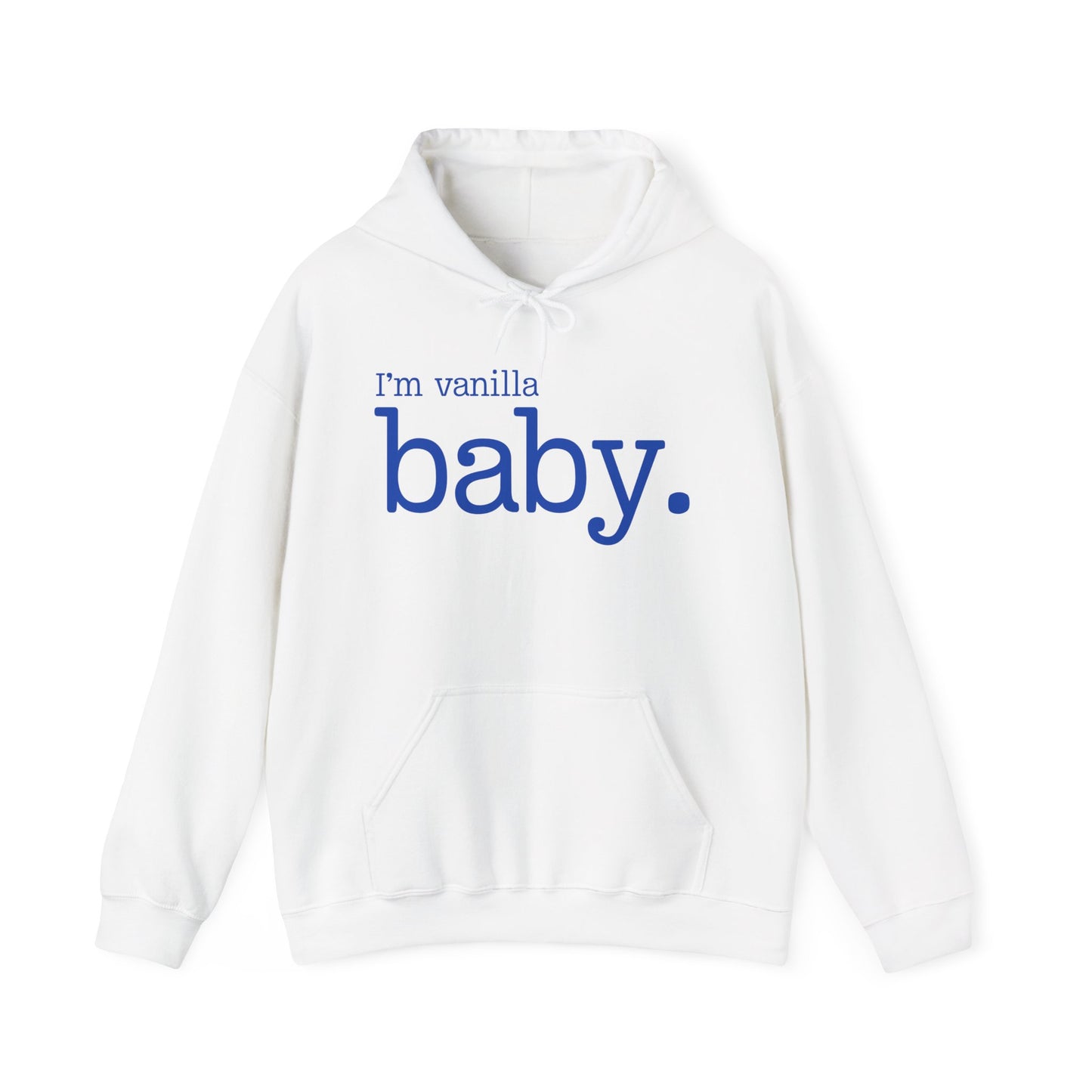 Vanilla Baby Hooded Sweatshirt - Unisex, Cozy Pullover, Warm Jumper, Comfy Top, Gender Neutral, Vanilla Lovers Gift