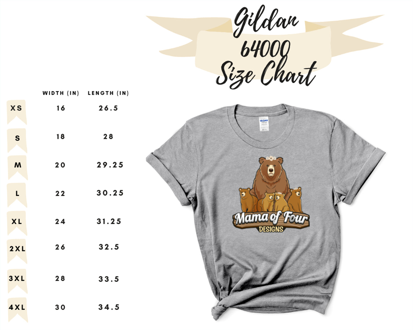Womens Mama Bear T-Shirt Cute Funny Best Mom of Boys Girls Cool Mother Tee
