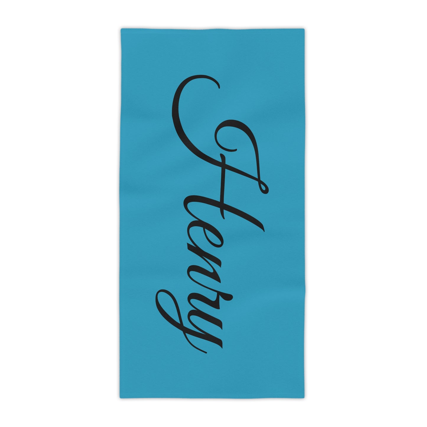 Henry Beach Towel for Summer Fun - Custom Name Towels - Ideal Gift for Beach Lovers