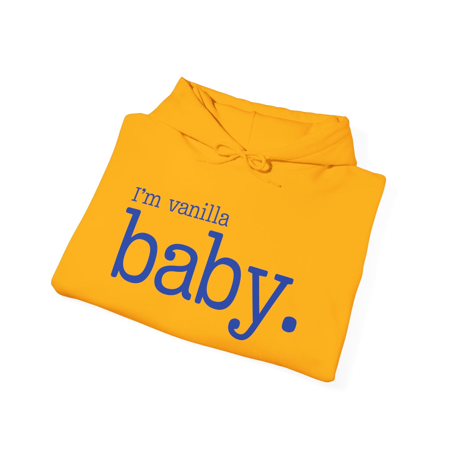 Vanilla Baby Hooded Sweatshirt - Unisex, Cozy Pullover, Warm Jumper, Comfy Top, Gender Neutral, Vanilla Lovers Gift