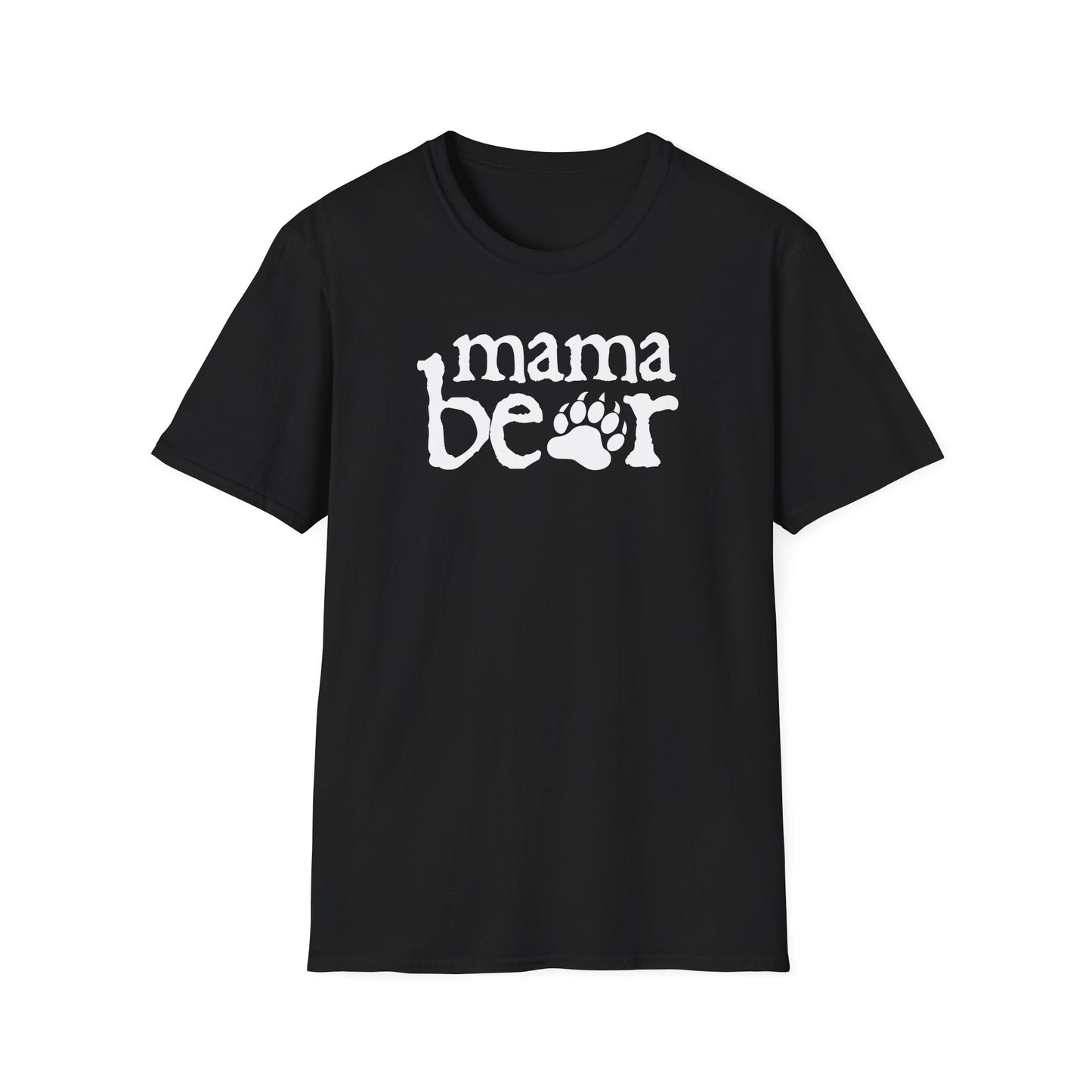 Womens Mama Bear T-Shirt Cute Funny Best Mom of Boys Girls Cool Mother Tee