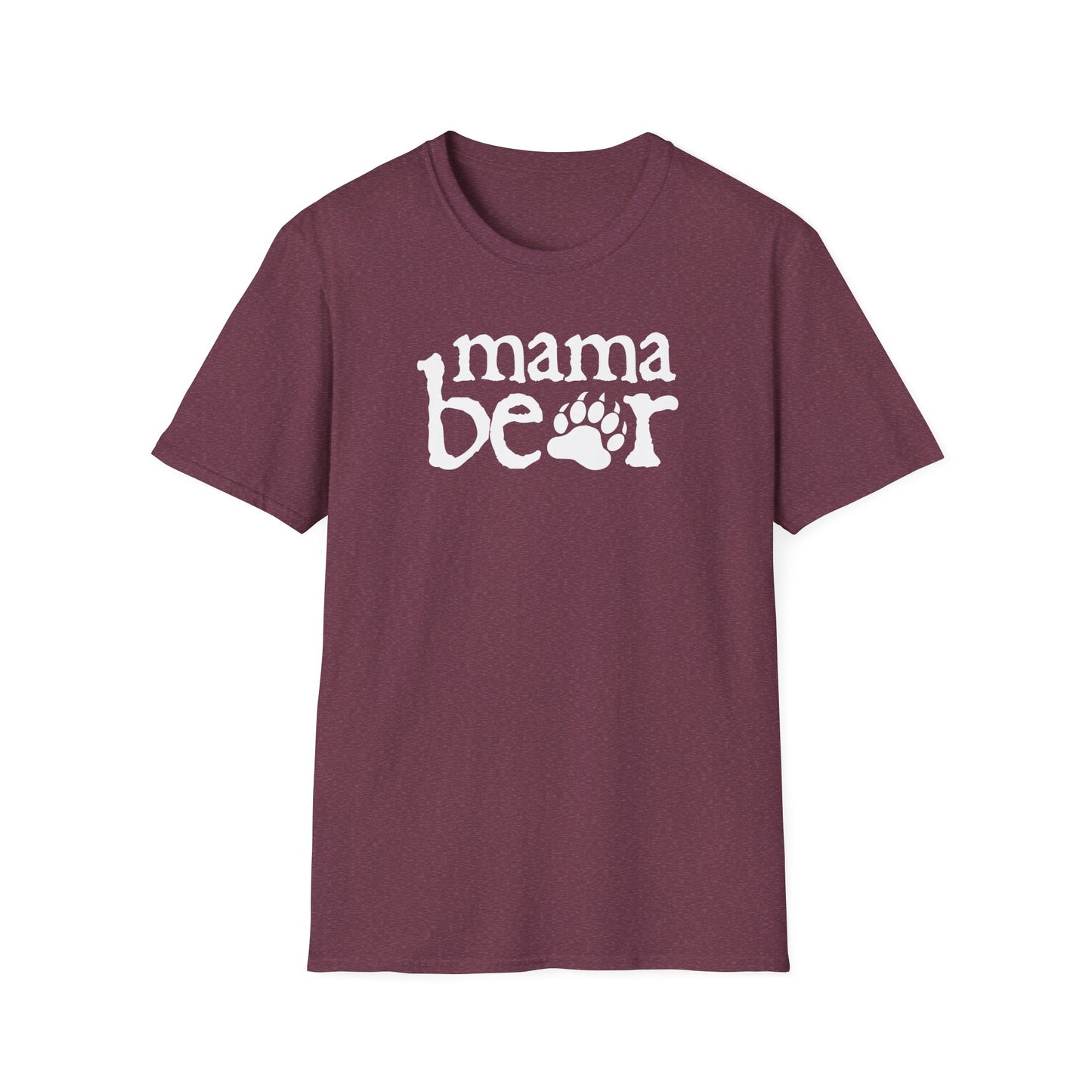 Womens Mama Bear T-Shirt Cute Funny Best Mom of Boys Girls Cool Mother Tee