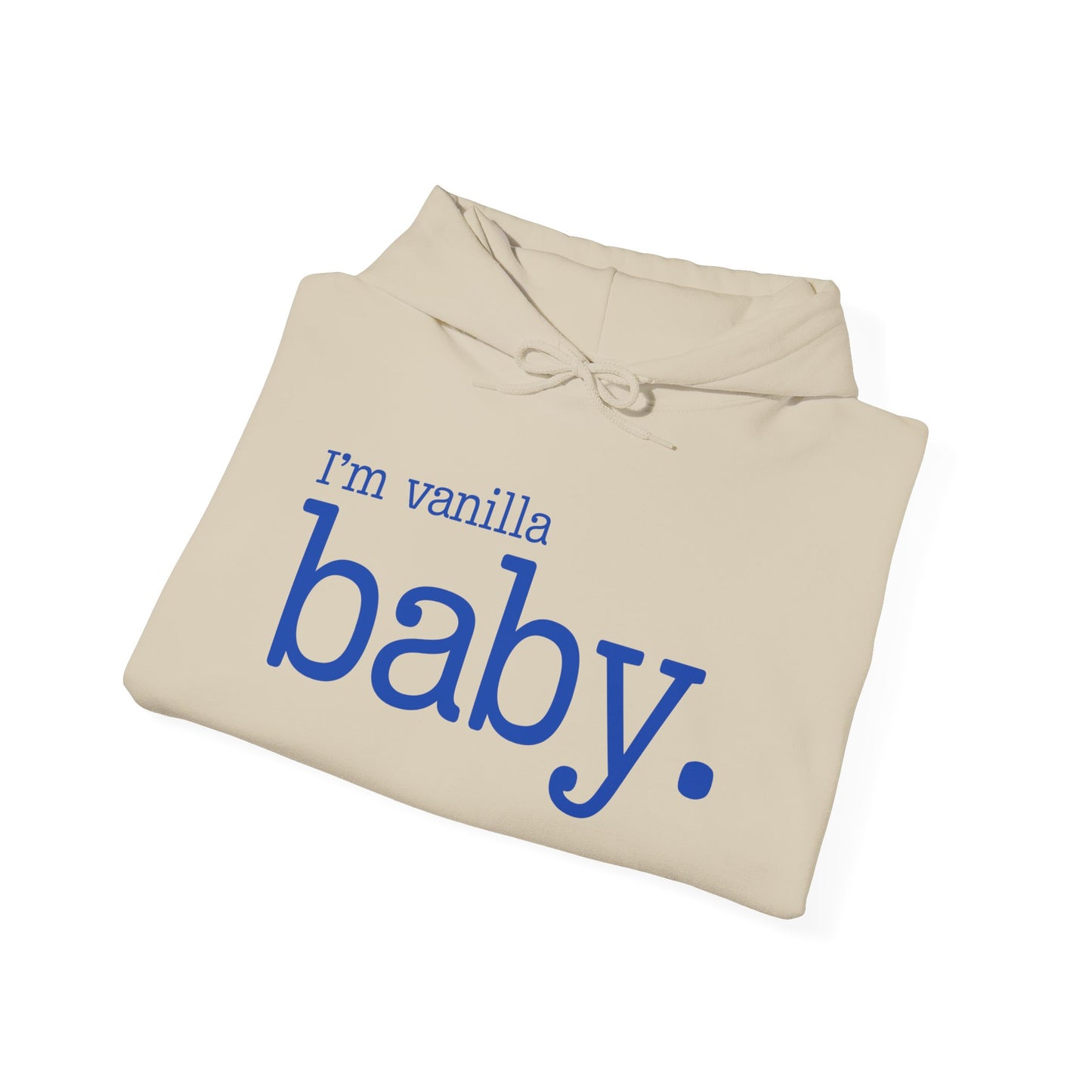 Vanilla Baby Hooded Sweatshirt - Unisex, Cozy Pullover, Warm Jumper, Comfy Top, Gender Neutral, Vanilla Lovers Gift