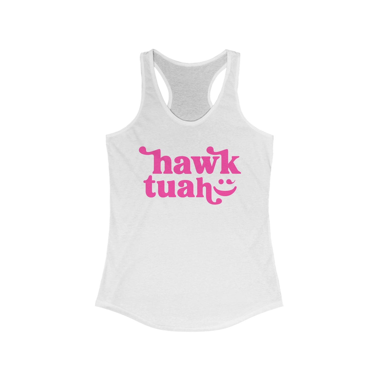 HAWK TUAH - Hawk Tuah Shirt, TikTok Viral, Racerback Tang Tank