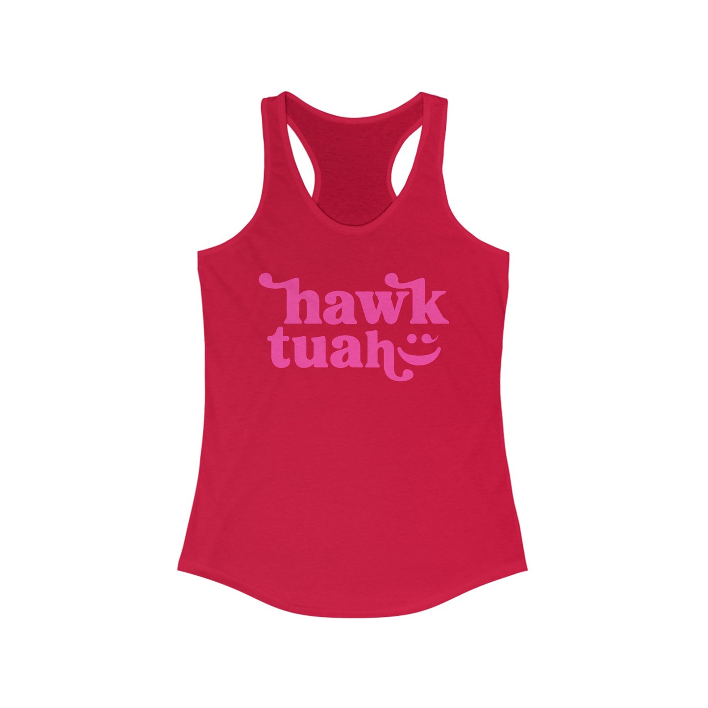 HAWK TUAH - Hawk Tuah Shirt, TikTok Viral, Racerback Tang Tank