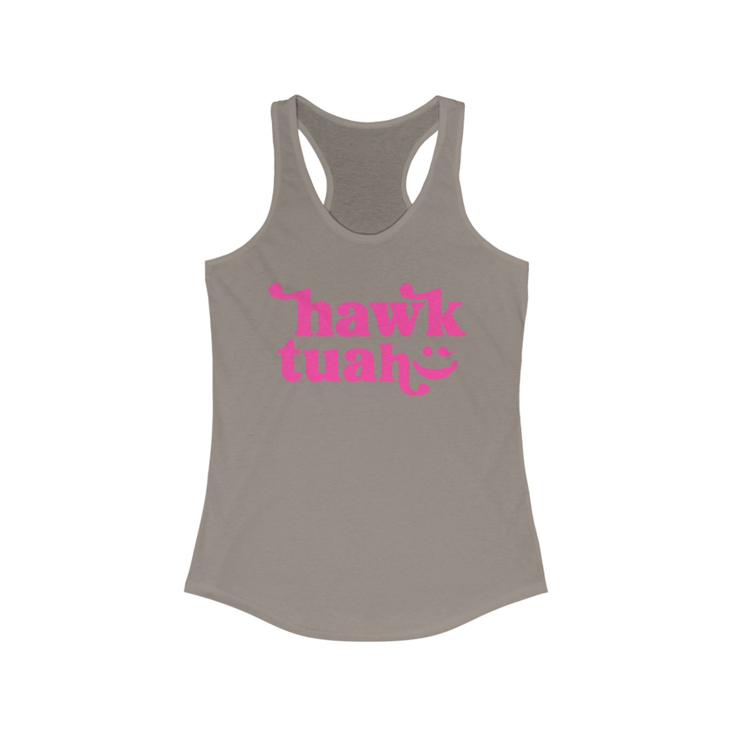 HAWK TUAH - Hawk Tuah Shirt, TikTok Viral, Racerback Tang Tank