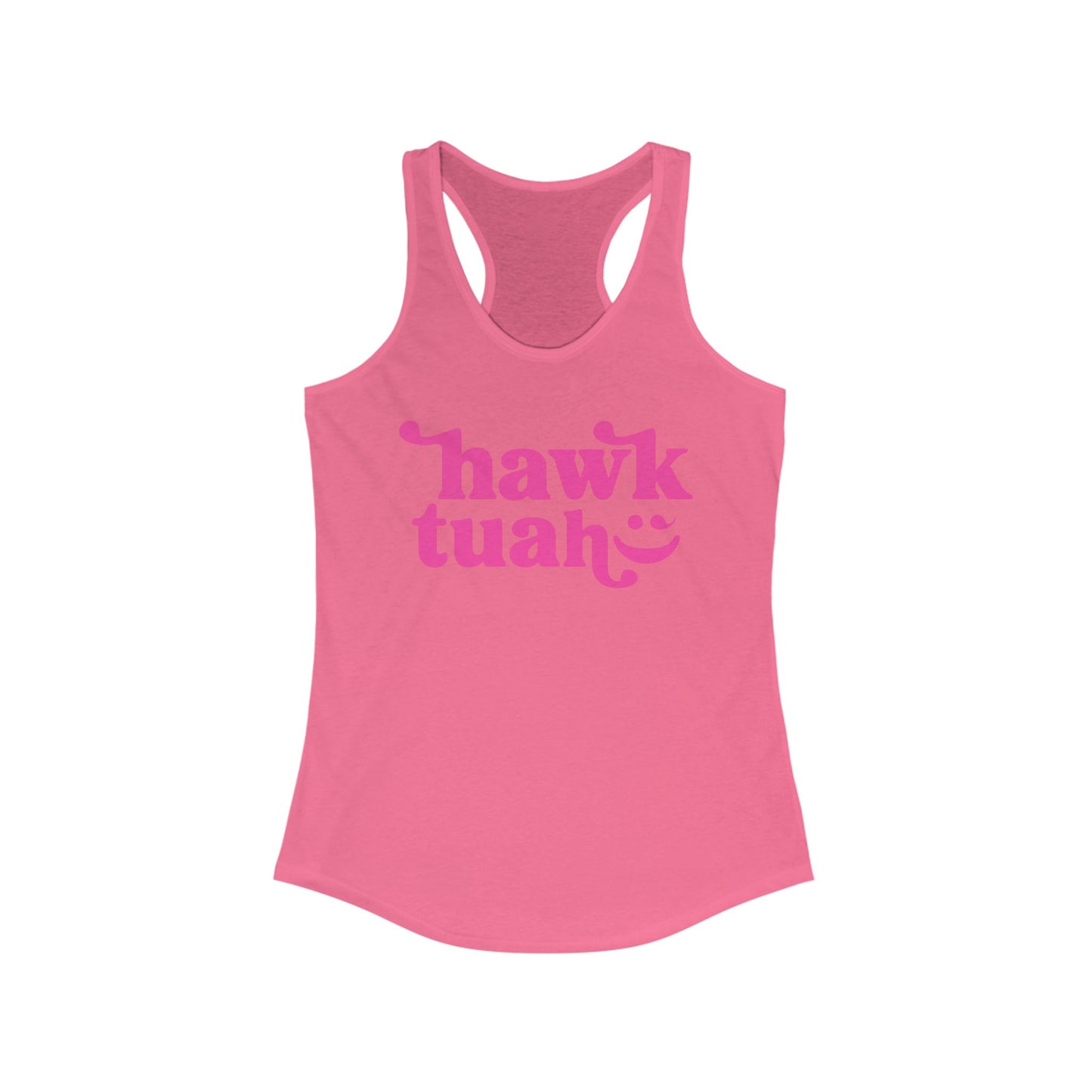 HAWK TUAH - Hawk Tuah Shirt, TikTok Viral, Racerback Tang Tank
