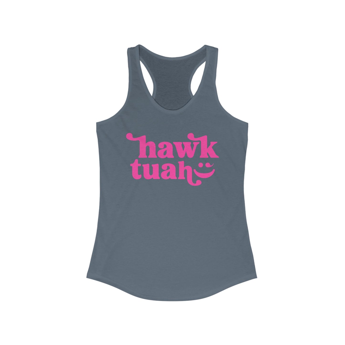 HAWK TUAH - Hawk Tuah Shirt, TikTok Viral, Racerback Tang Tank