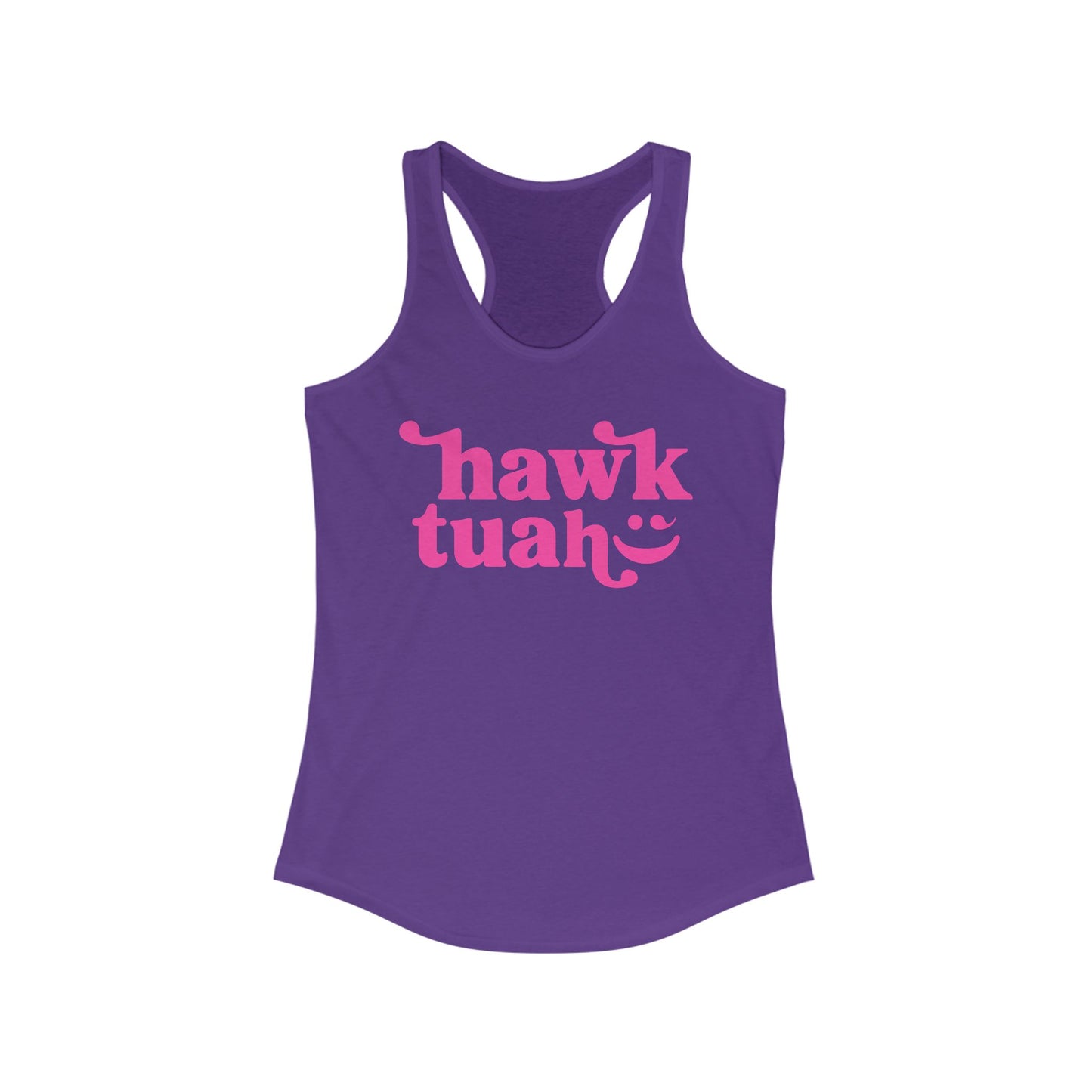 HAWK TUAH - Hawk Tuah Shirt, TikTok Viral, Racerback Tang Tank