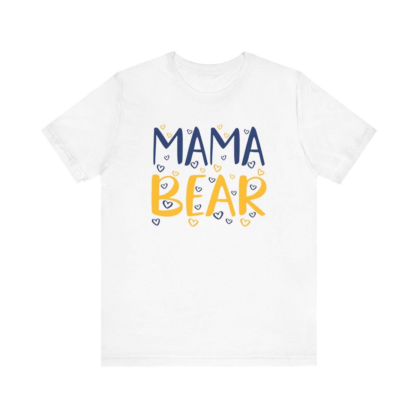 Mama Bear Hearts Bella Canvas Shirt, Unisex Tee, Family Matching Outfit, Mother's Day Gift, Graphic Top