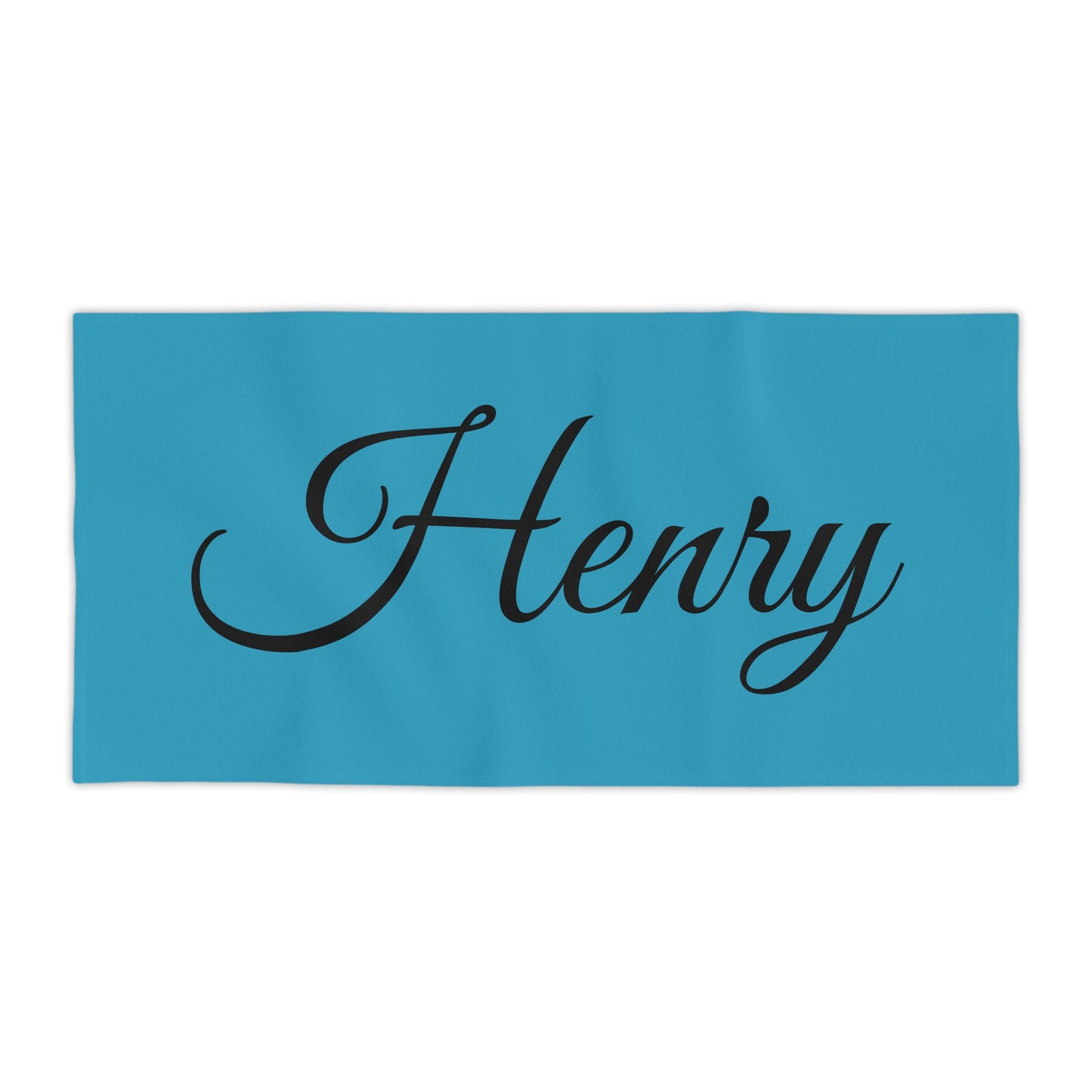 Henry Beach Towel for Summer Fun - Custom Name Towels - Ideal Gift for Beach Lovers