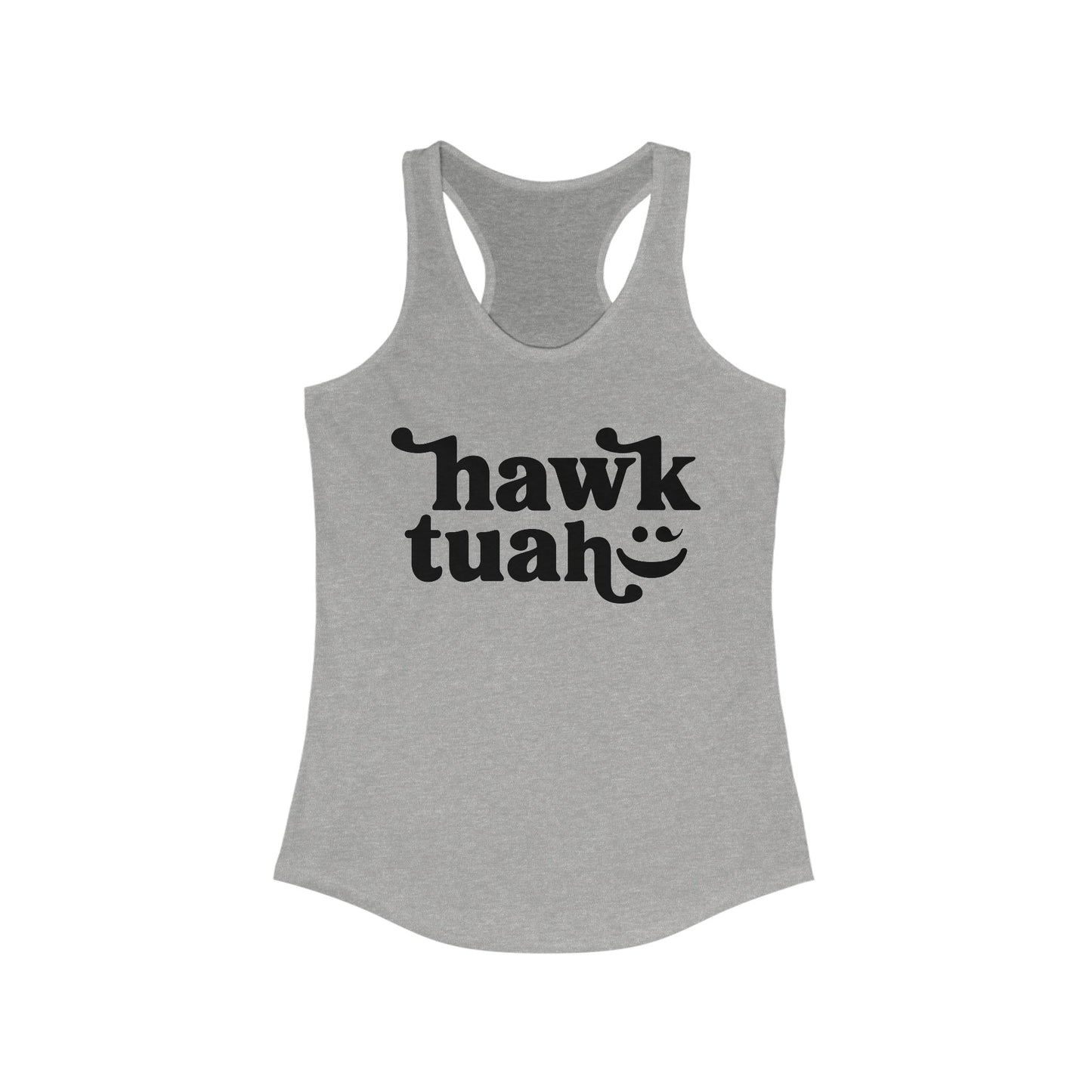HAWK TUAH - Hawk Tuah Shirt, TikTok Viral, Racerback Tang Tank