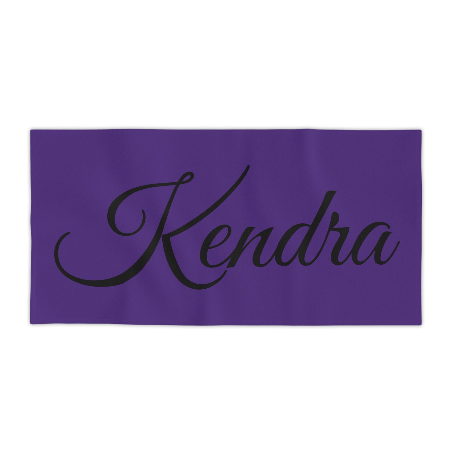 Personalized Love Heart Beach Towels - Kendra