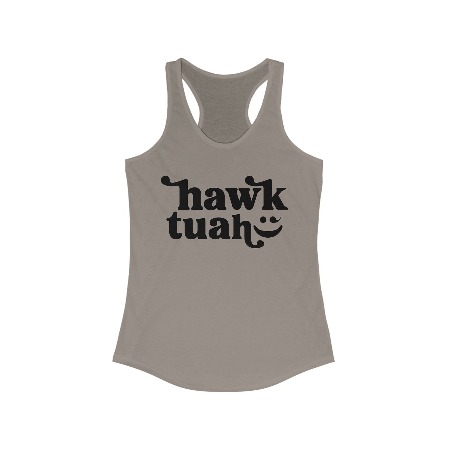 HAWK TUAH - Hawk Tuah Shirt, TikTok Viral, Racerback Tang Tank
