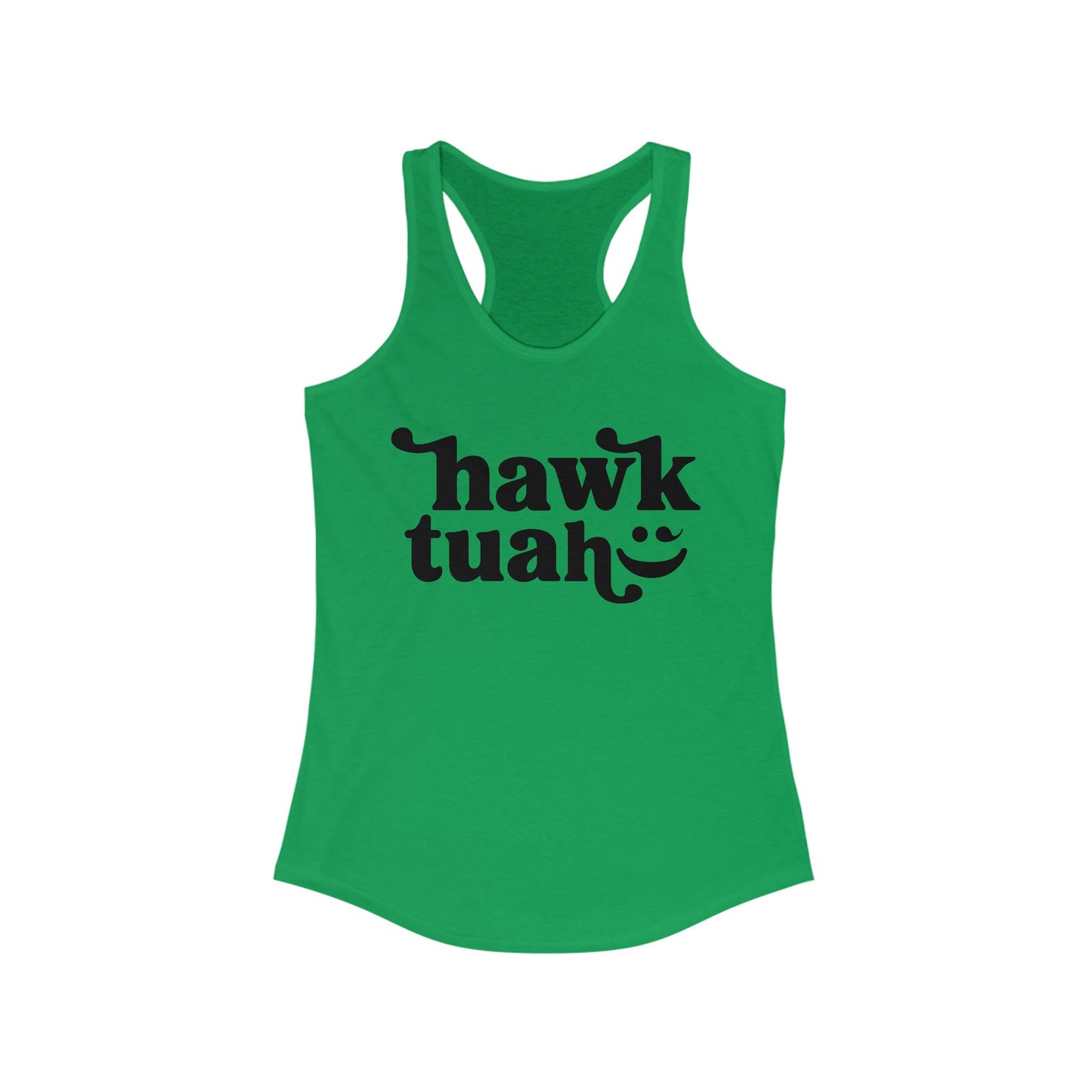 HAWK TUAH - Hawk Tuah Shirt, TikTok Viral, Racerback Tang Tank