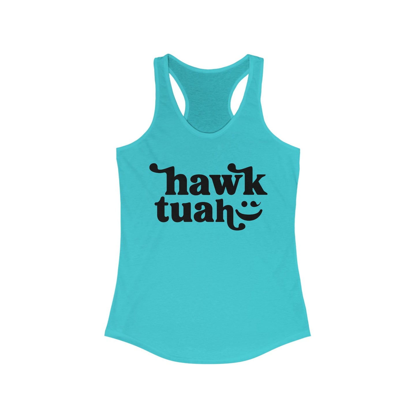 HAWK TUAH - Hawk Tuah Shirt, TikTok Viral, Racerback Tang Tank