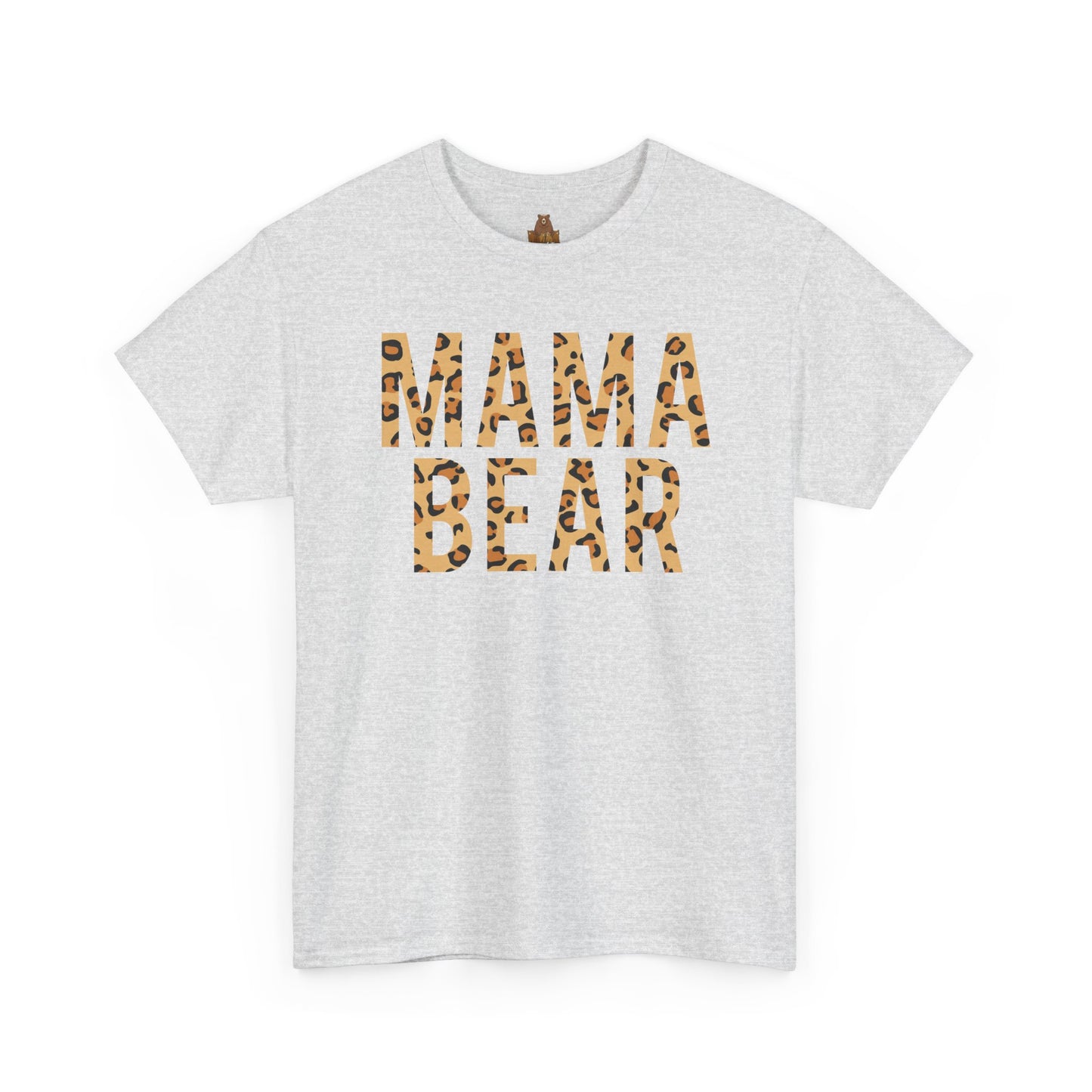 Animal Print Mama Bear T-Shirt, Bear Print Tee, Family Bear Shirt, Cute Animal Graphic Tee, Mother's Day Gift