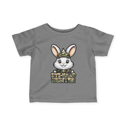Dye-Hard Hunter Infant Tee - Cute Bunny T-Shirt for Little Outdoorsy Kids