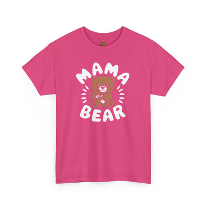 Mama Bear with a Cute Teddy Bear - T-Shirt, Mom Gift, Mother's Day Shirt, Family Apparel, Cute Tee