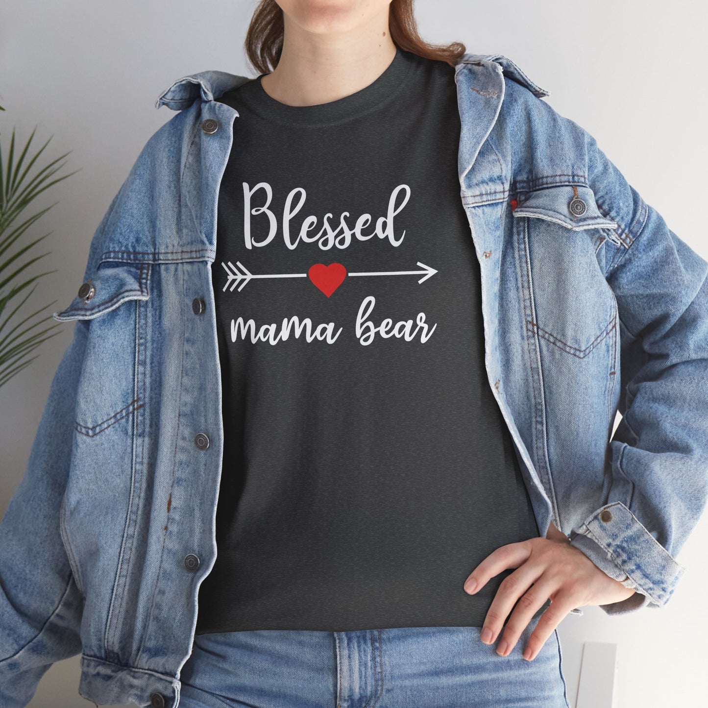 Blessed Mama Bear T-Shirt, Mom Gift, Mother's Day Shirt, Family Apparel, Cute Tee