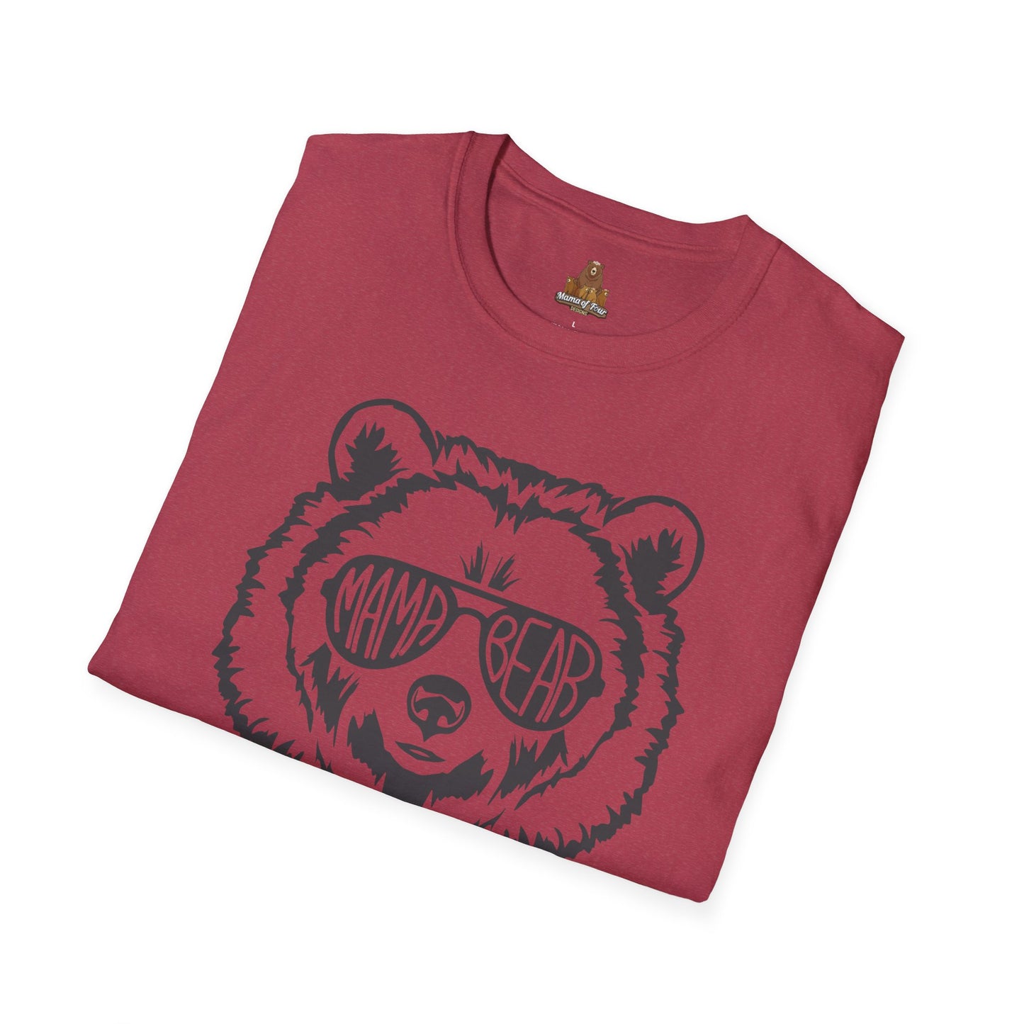 Mama Bear Sunglasses T-Shirt, Mother's Day Gift, Mom Life Tee, Family Matching Shirt, Cute Graphic Tee