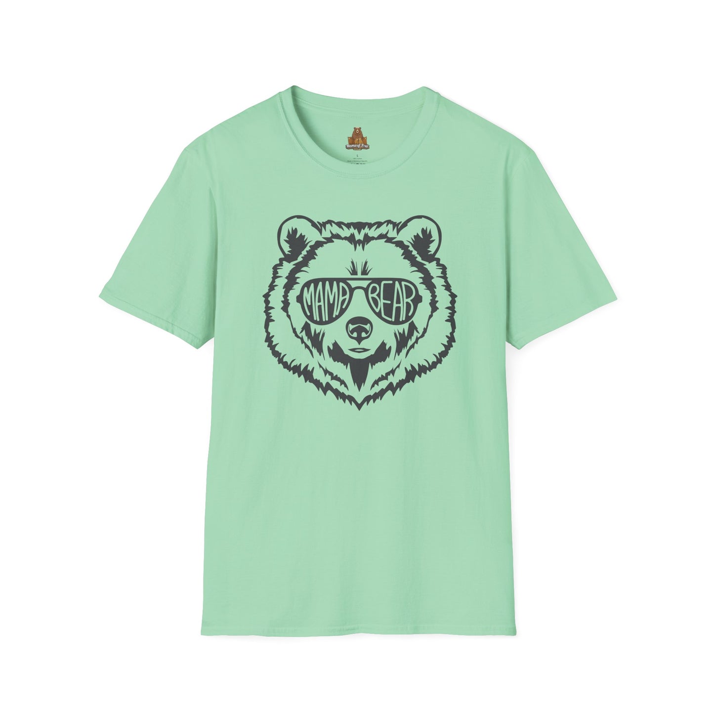 Mama Bear Sunglasses T-Shirt, Mother's Day Gift, Mom Life Tee, Family Matching Shirt, Cute Graphic Tee