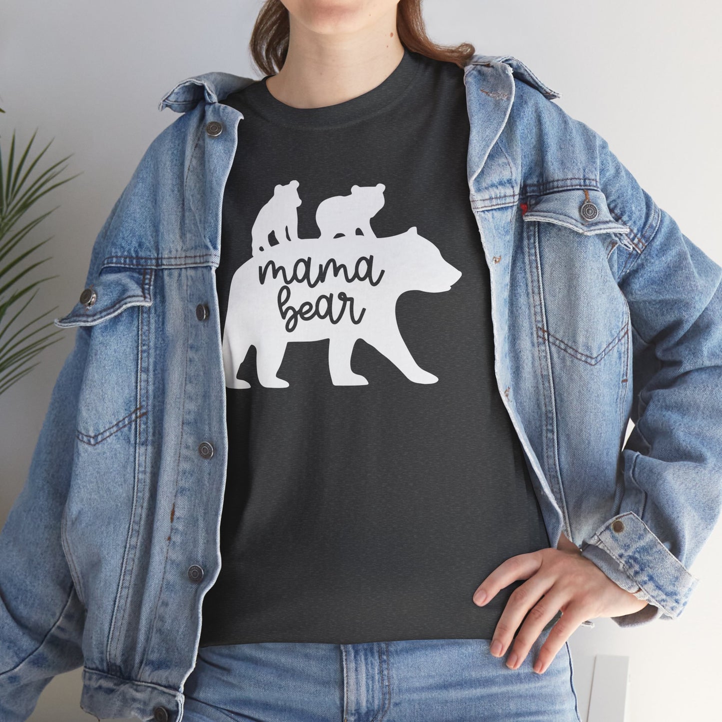 Mama Bear with Cubs Unisex Tee, Family Bear Shirt, Mama Bear Cub T-Shirt, Mother's Day Gift, Nature Lover Shirt