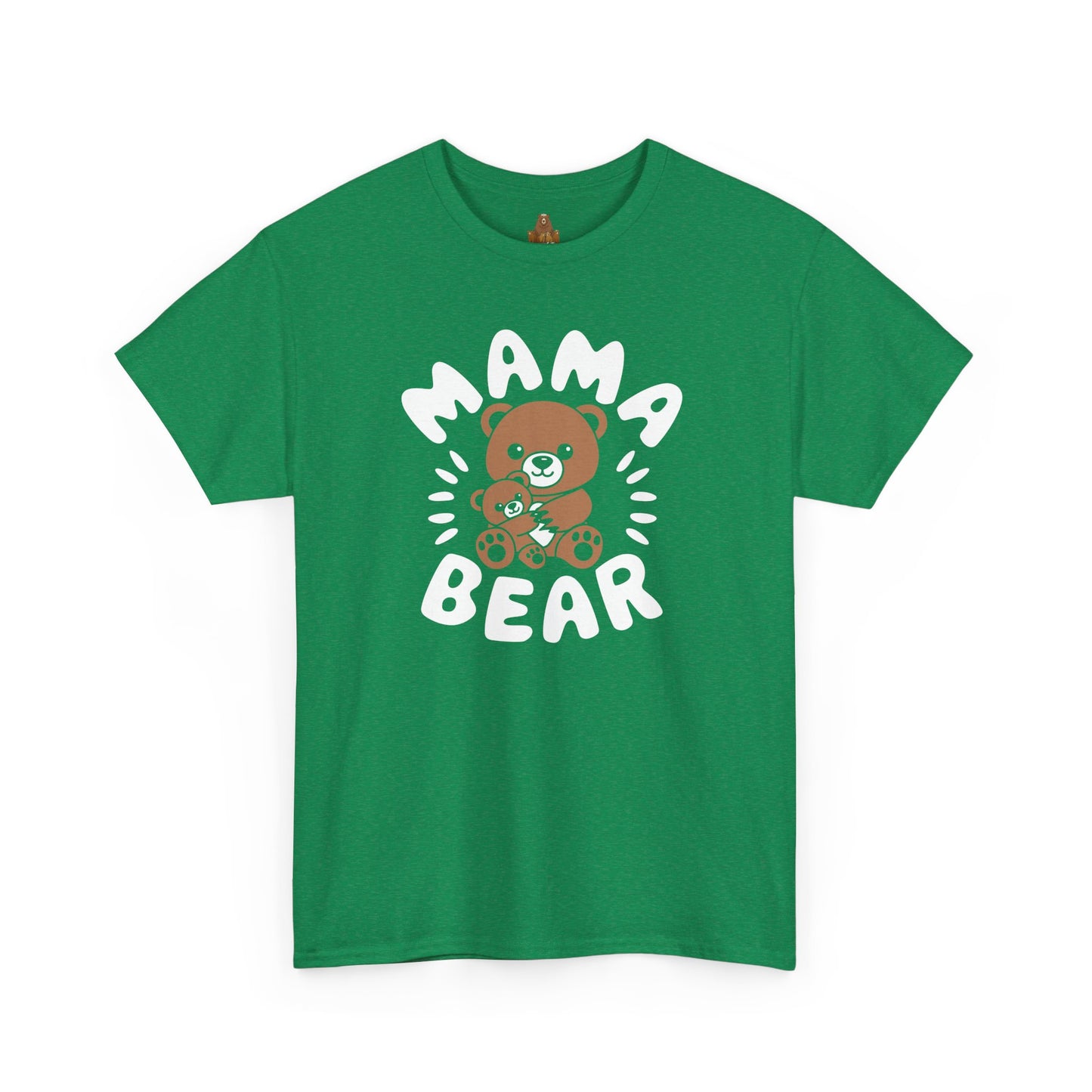 Mama Bear with a Cute Teddy Bear - T-Shirt, Mom Gift, Mother's Day Shirt, Family Apparel, Cute Tee