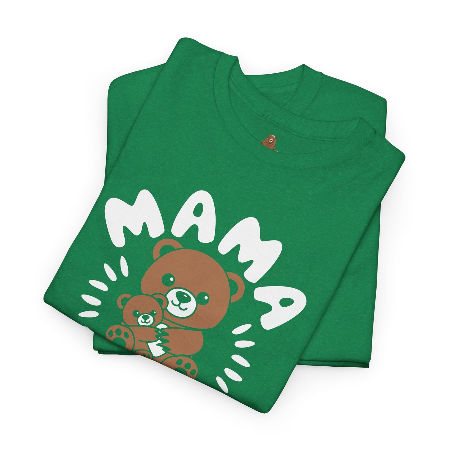 Mama Bear with a Cute Teddy Bear - T-Shirt, Mom Gift, Mother's Day Shirt, Family Apparel, Cute Tee