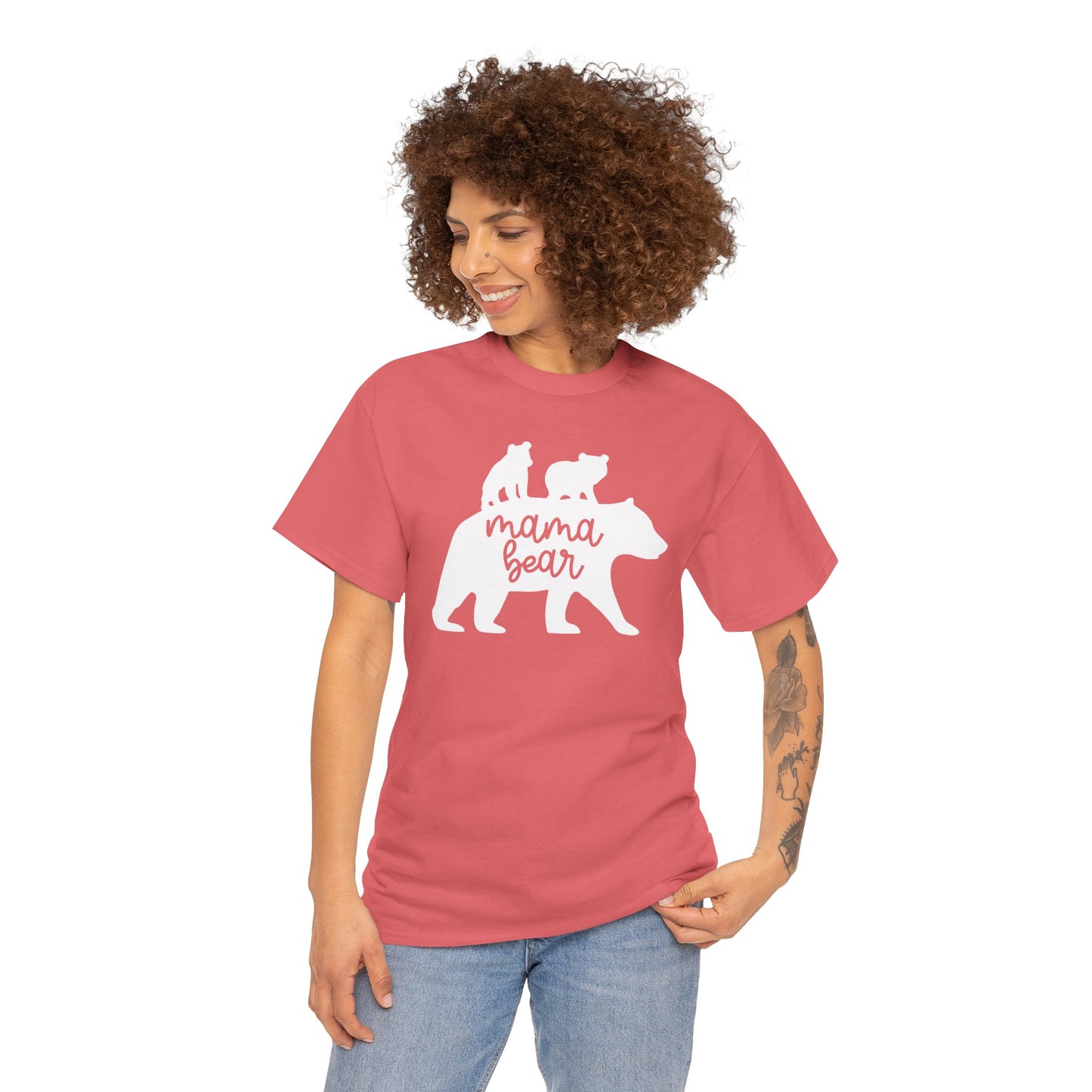 Mama Bear with Cubs Unisex Tee, Family Bear Shirt, Mama Bear Cub T-Shirt, Mother's Day Gift, Nature Lover Shirt