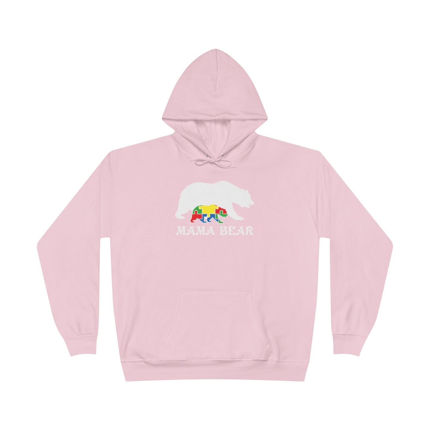 Autism Mama Bear - Pullover Hoodie Sweatshirt