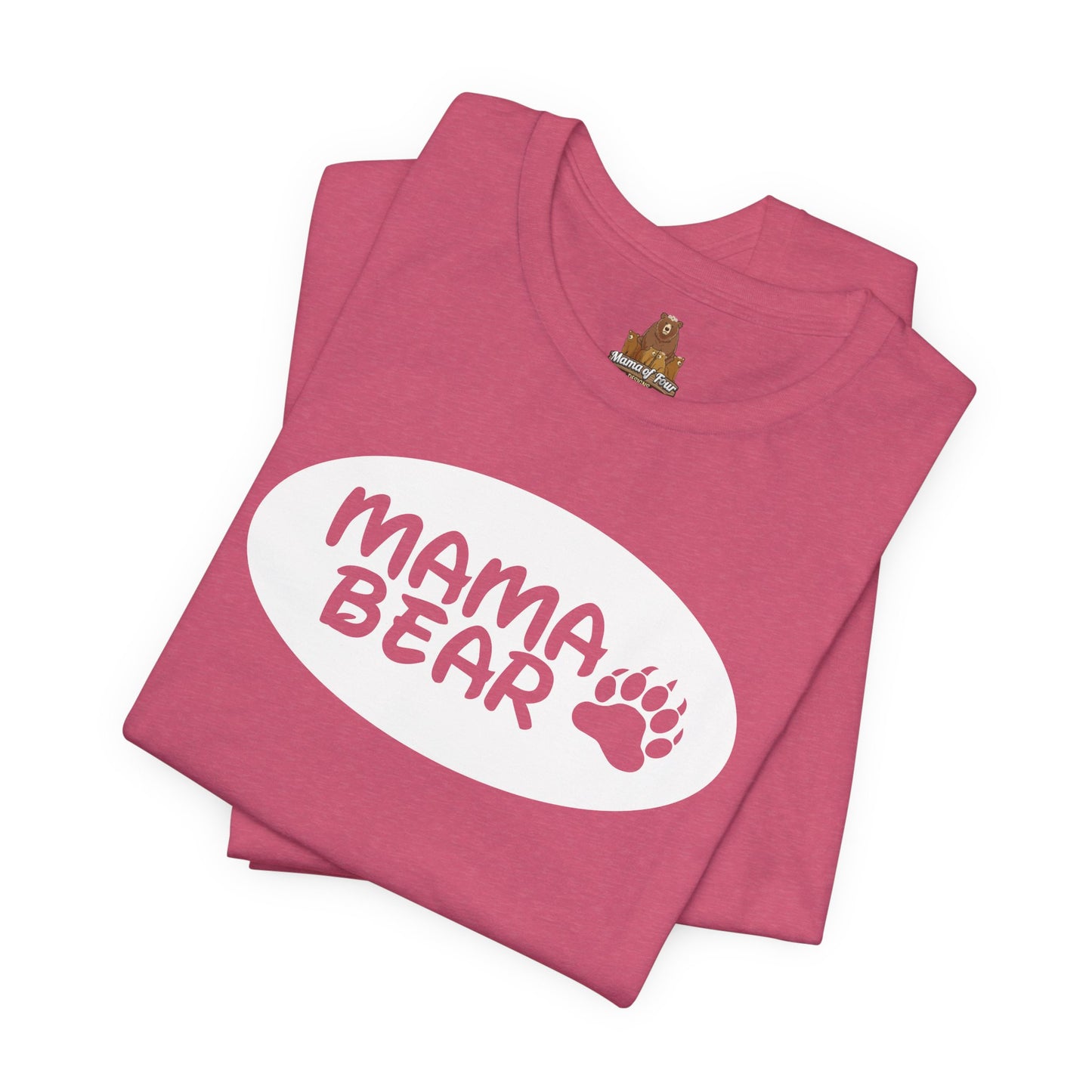 Mama Bear Womens T Shirt - Best Mom of Boys Girls Gift Tee, Cute Funny Graphic Tees