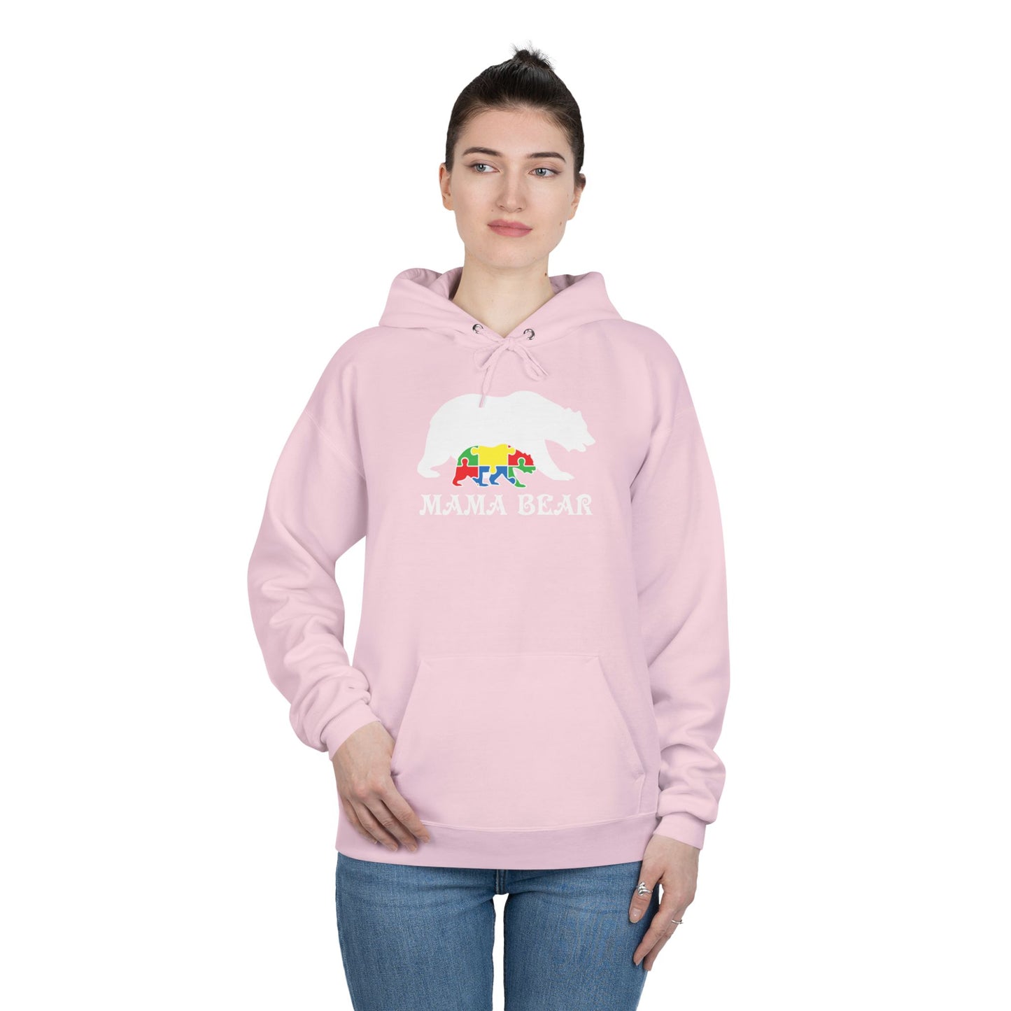 Autism Mama Bear - Pullover Hoodie Sweatshirt