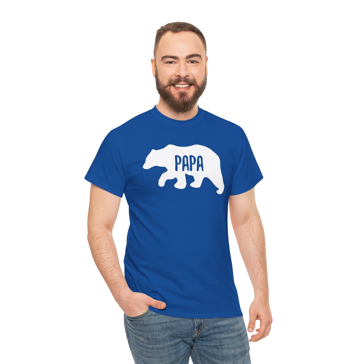 Papa Bear - Unisex Shirt - Family Matching Tee, Fathers Day Gift, Dad Bear T-Shirt, Gender Neutral Top, Bear Lover Apparel