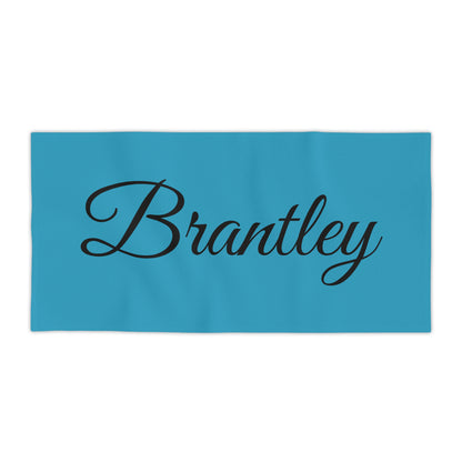 Brantley - Personalized Beach Towels with Name - Stylish Summer Accessory for Beach Lovers