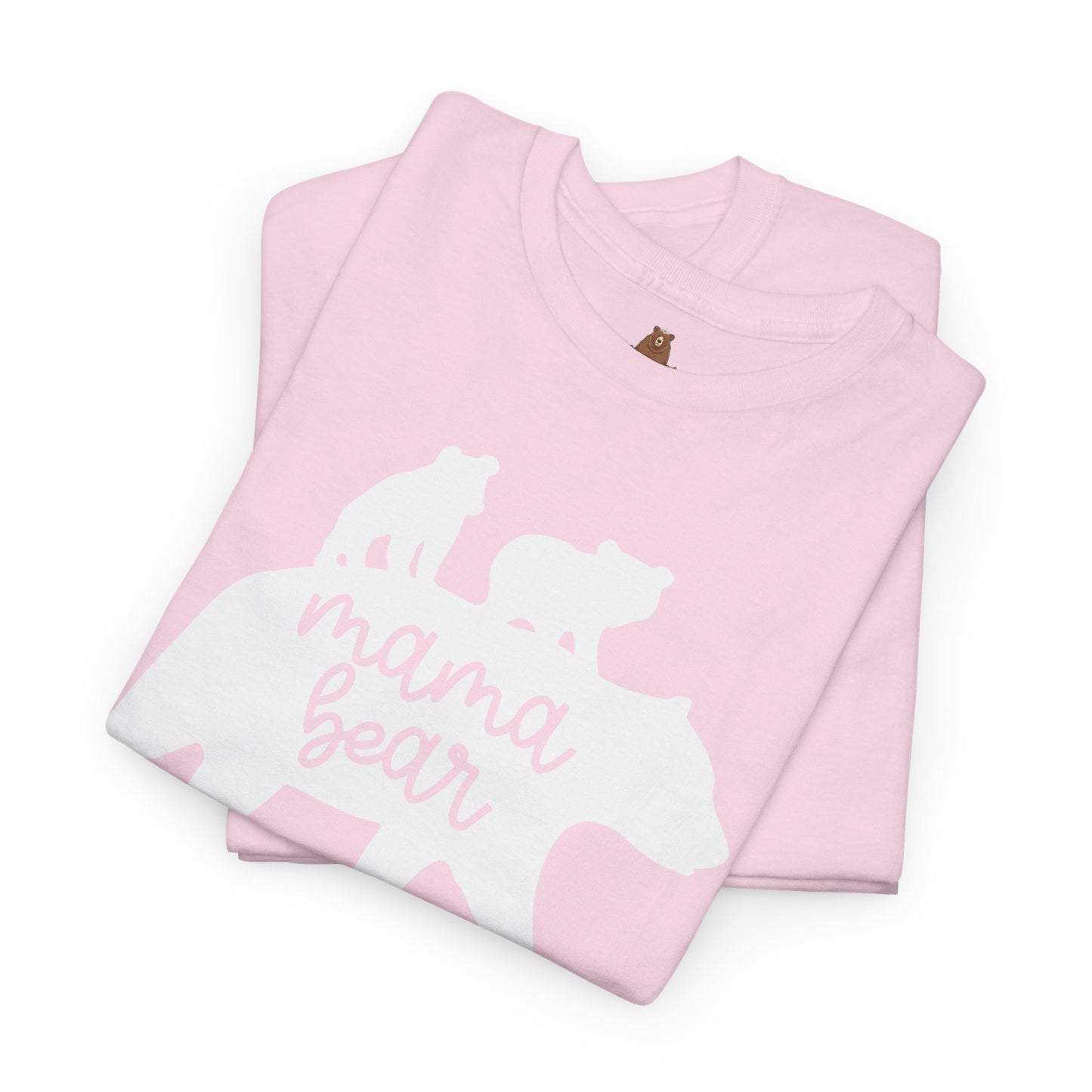 Mama Bear with Cubs Unisex Tee, Family Bear Shirt, Mama Bear Cub T-Shirt, Mother's Day Gift, Nature Lover Shirt