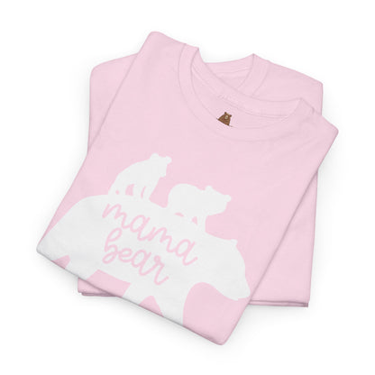 Mama Bear with Cubs Unisex Tee, Family Bear Shirt, Mama Bear Cub T-Shirt, Mother's Day Gift, Nature Lover Shirt