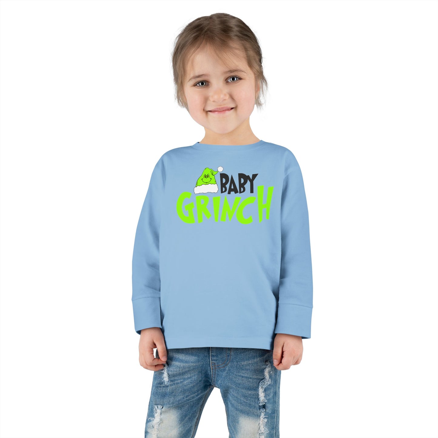 Baby Grinch - Toddler Long Sleeve Tee