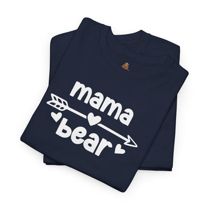 Mama Bear with Sunglasses - Unisex Tee, Family Bear Claw Shirt, Mom Graphic T-shirt, Casual Top for Her, Gift Idea