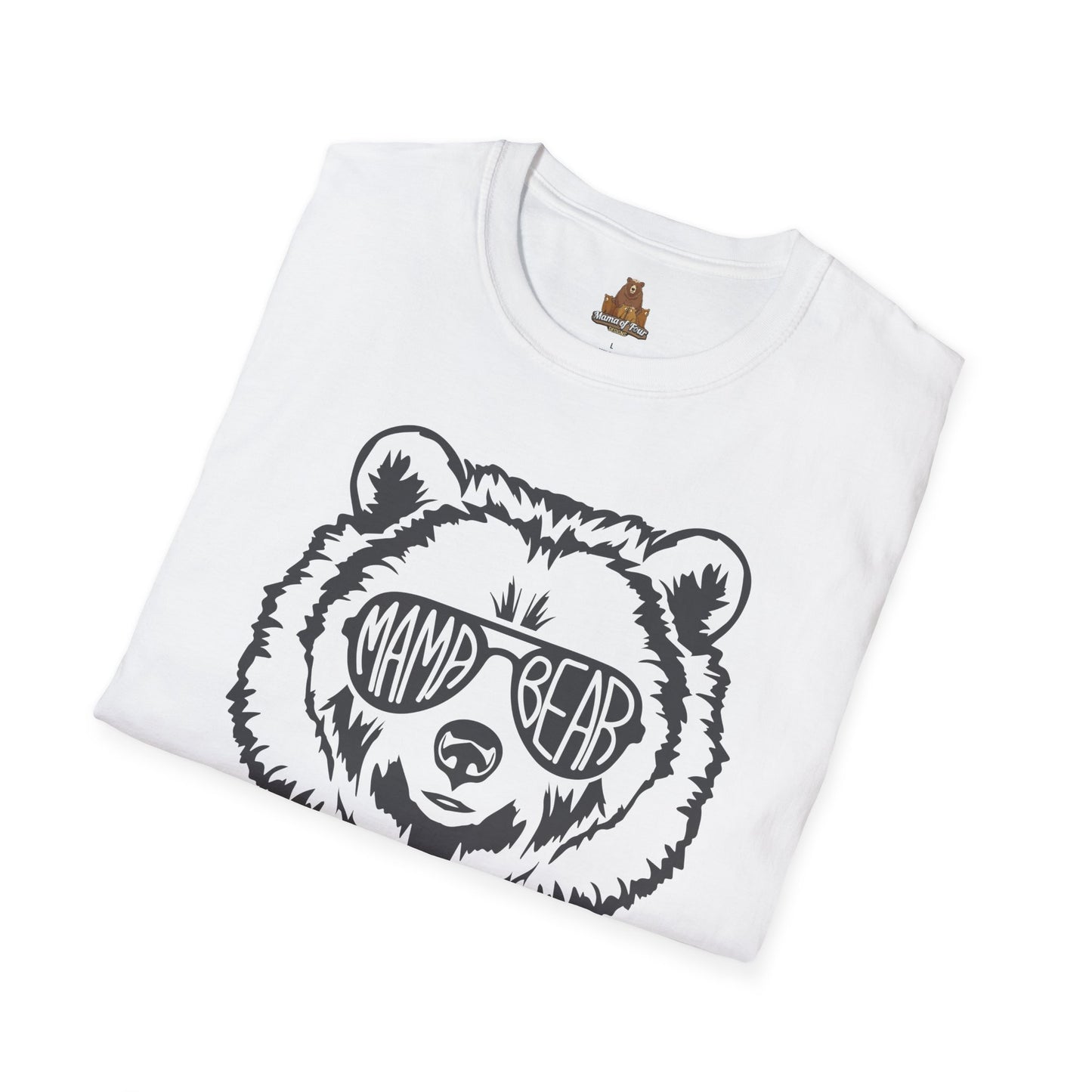 Mama Bear Sunglasses T-Shirt, Mother's Day Gift, Mom Life Tee, Family Matching Shirt, Cute Graphic Tee