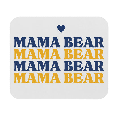 Mama Bear Mouse Pad - Mom Gift, Office Desk Accessory, Cute Gaming Mat, Mother's Day Present, Family Computer Accessories