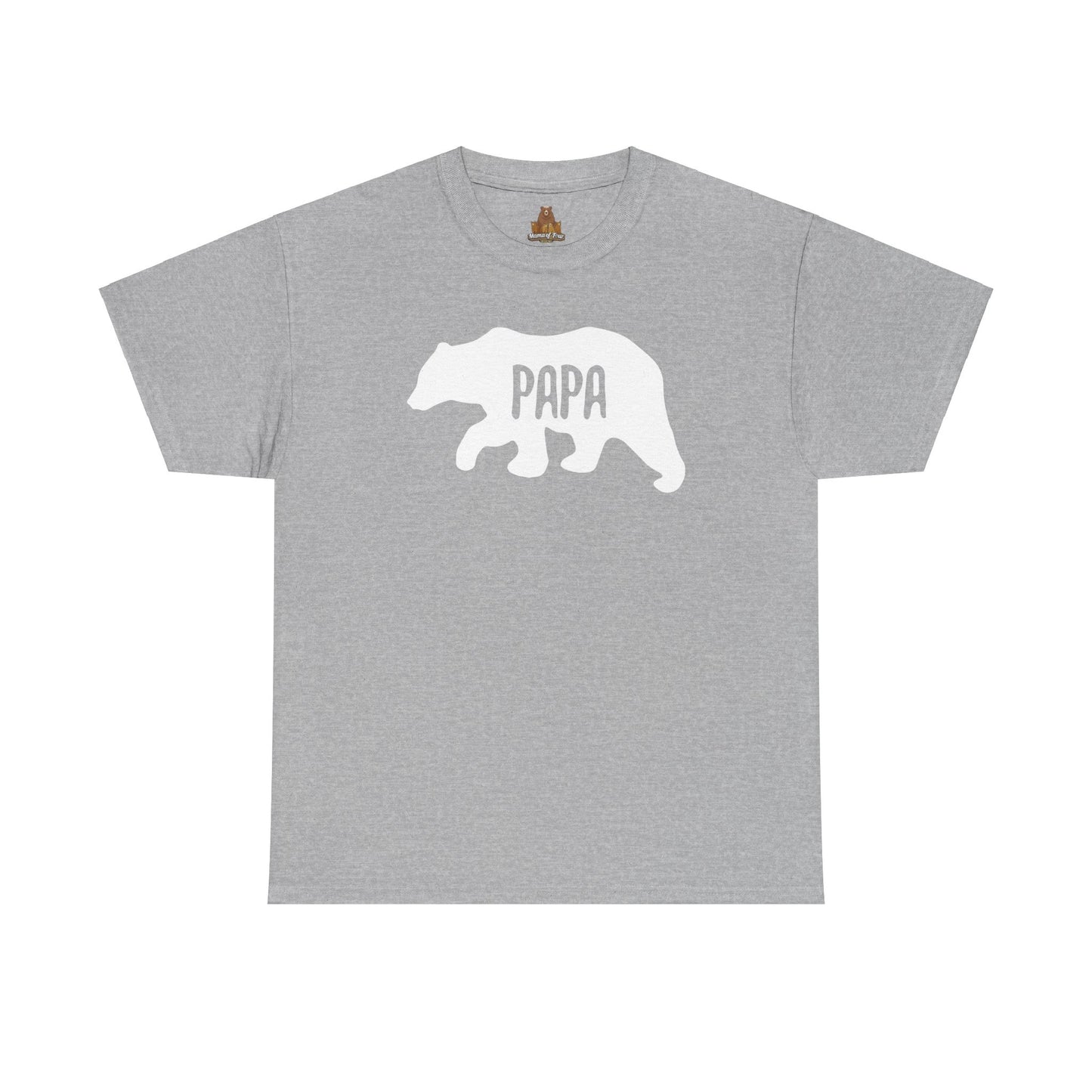 Papa Bear - Unisex Shirt - Family Matching Tee, Fathers Day Gift, Dad Bear T-Shirt, Gender Neutral Top, Bear Lover Apparel