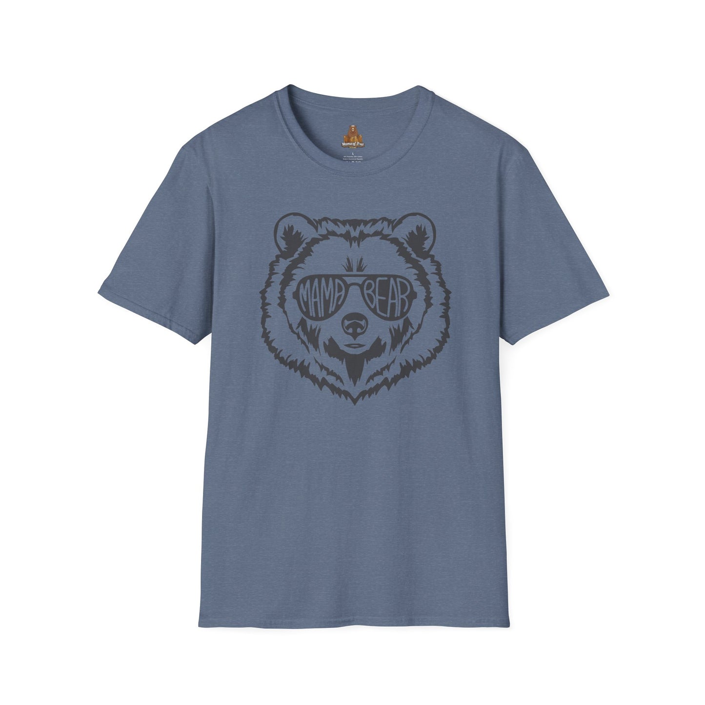 Mama Bear Sunglasses T-Shirt, Mother's Day Gift, Mom Life Tee, Family Matching Shirt, Cute Graphic Tee